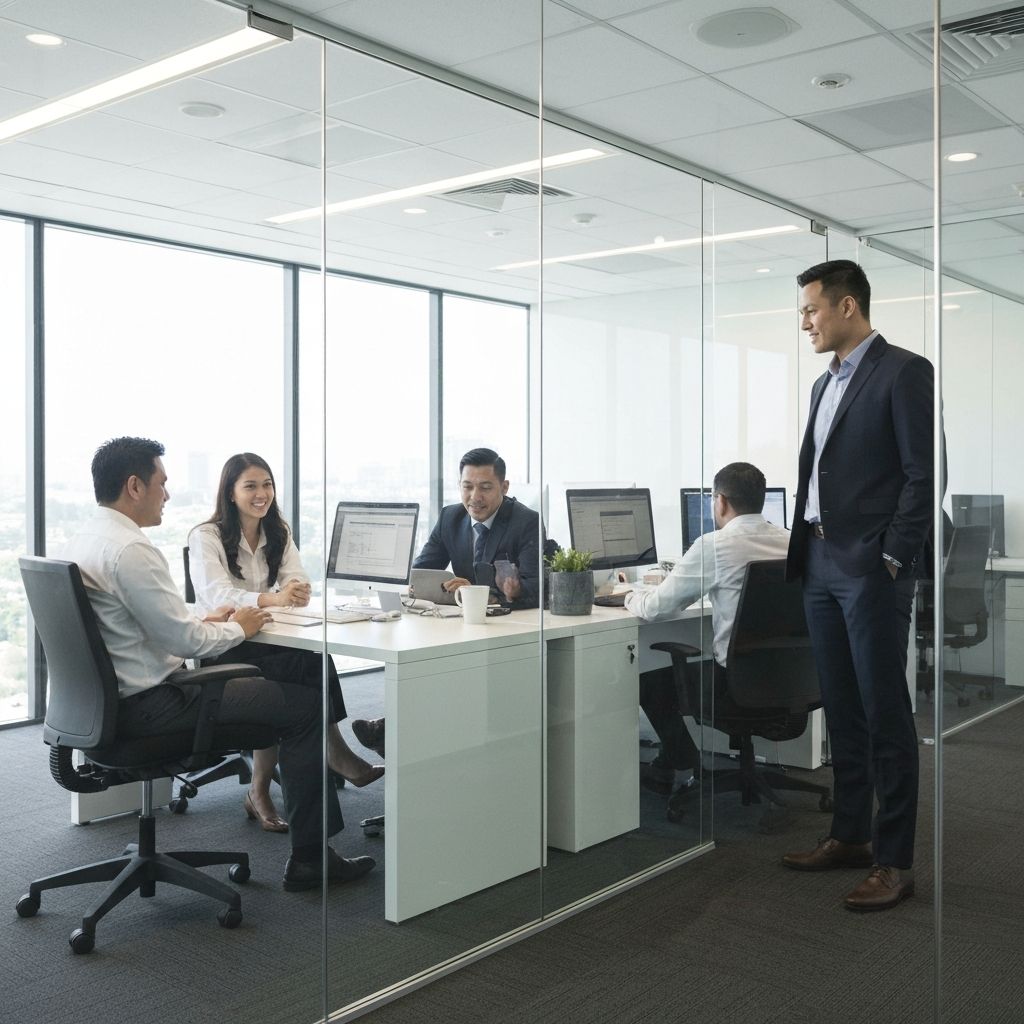 Stratos Enterprise team collaborating in the office